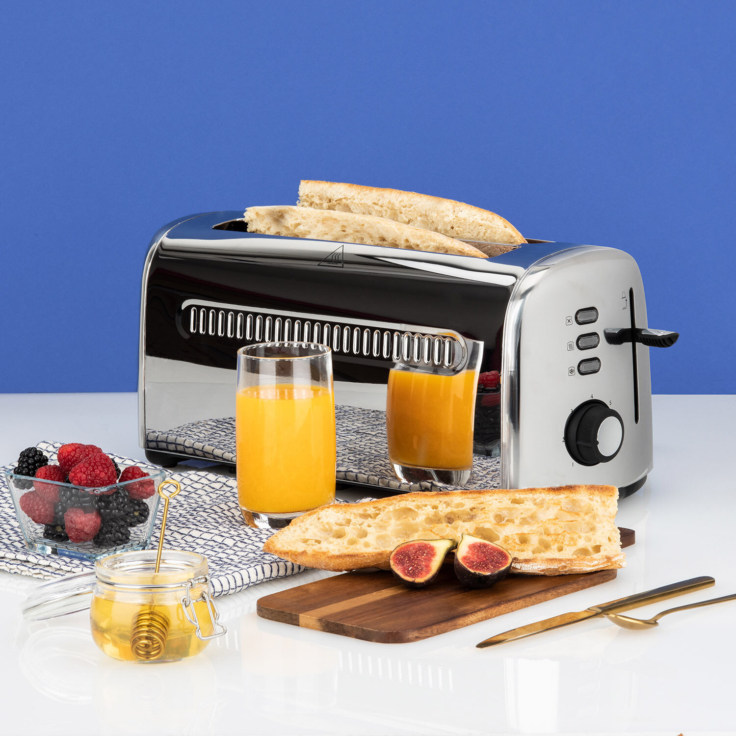 H.KoeNIG TOS28 - Grille Pain spécial baguette - 1500 W - Gris - La Poste