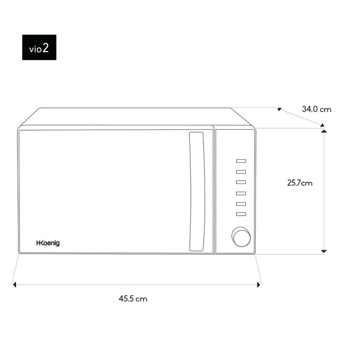 Vio2 Micro Ondes Compact Et Digital 20l - Micro-ondes BUT