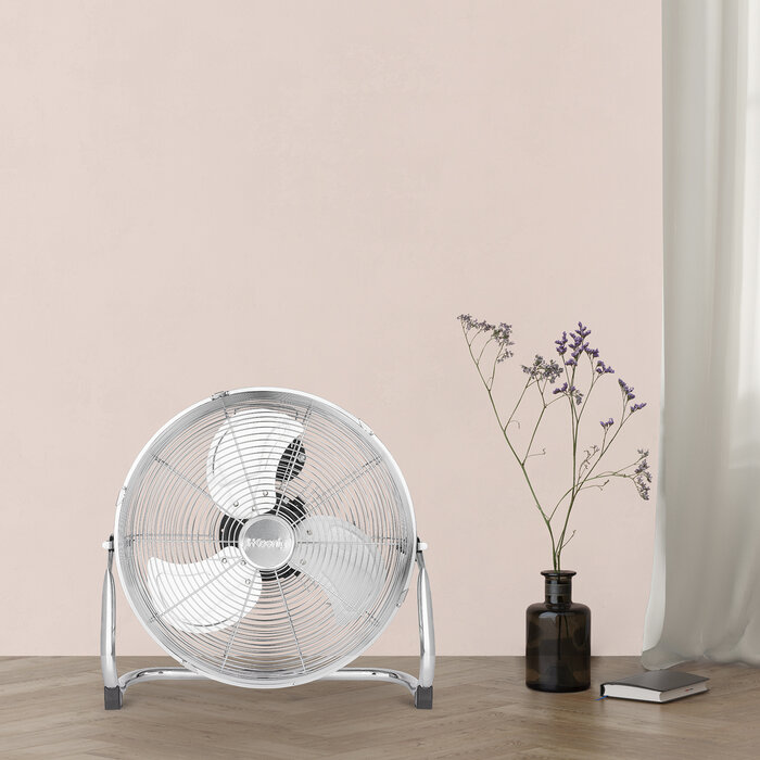 VENTILATEUR DE TABLE EN MÉTAL MODÈLE RVL30 INOX GOLD