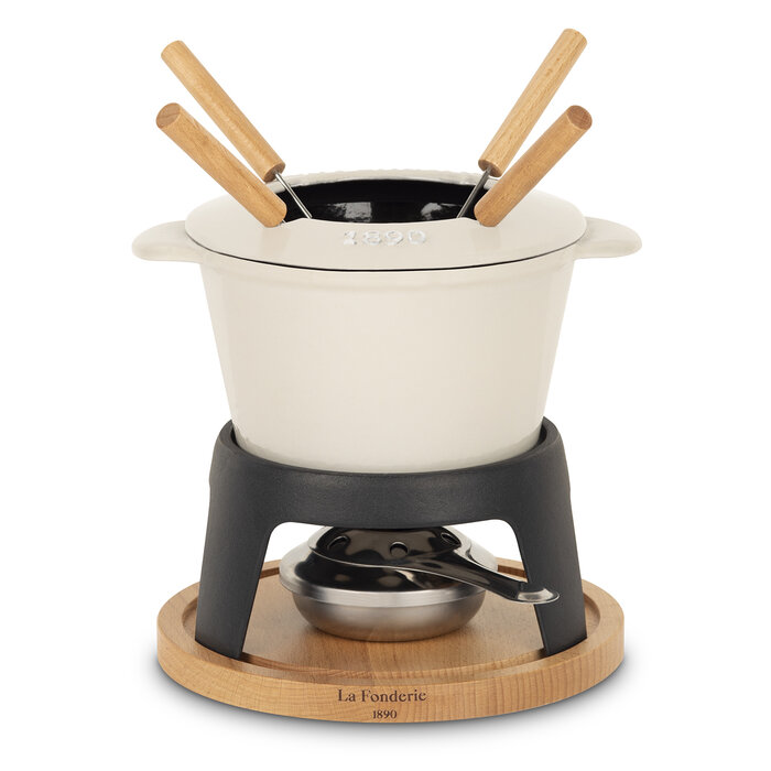 Service &agrave; fondue en fonte pour 4 personnes MONT JOLY